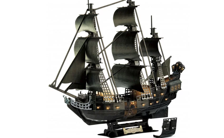 3D Puzzle Black Pearl  LED Edition - Image 2