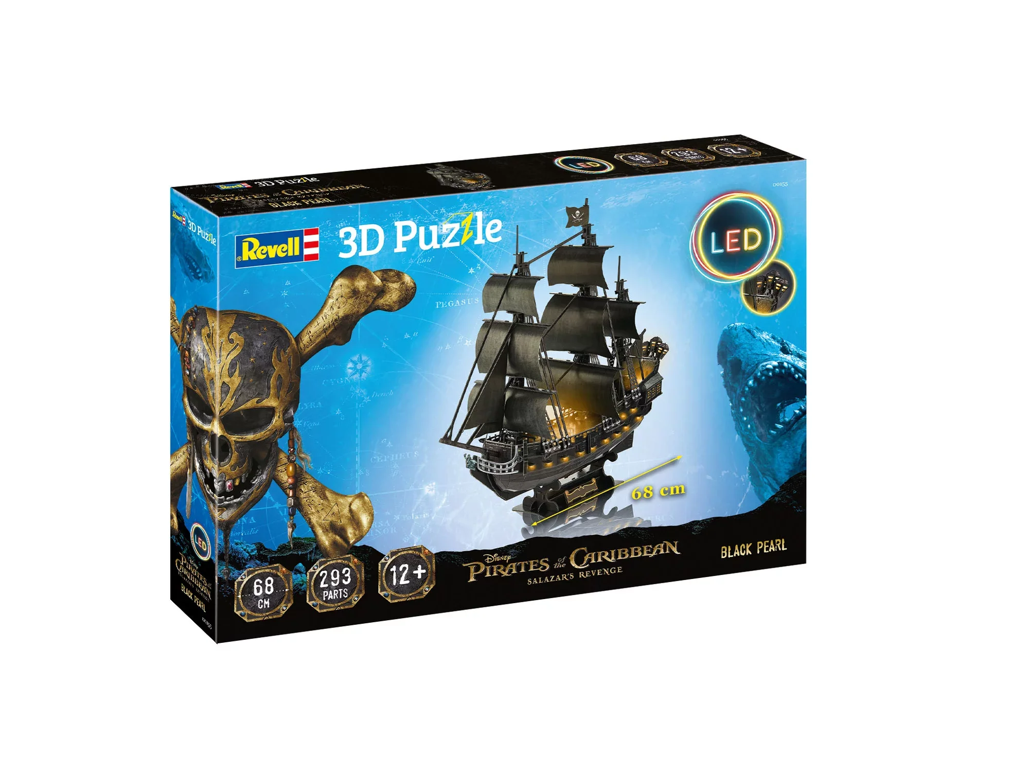 3D Puzzle Black Pearl  LED Edition - Image 3