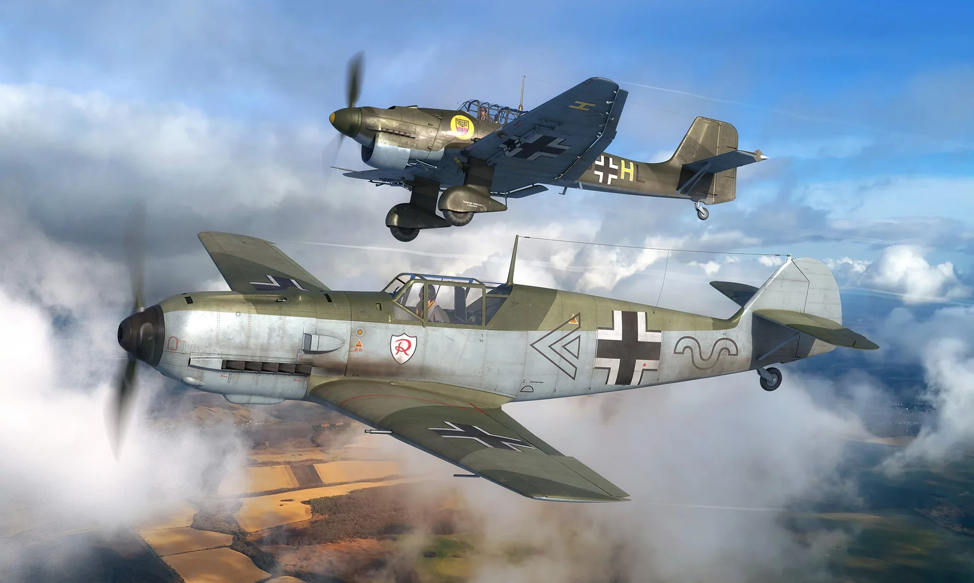 Messerschmitt Bf109E & Junkers Ju87B Stuka - Image 2