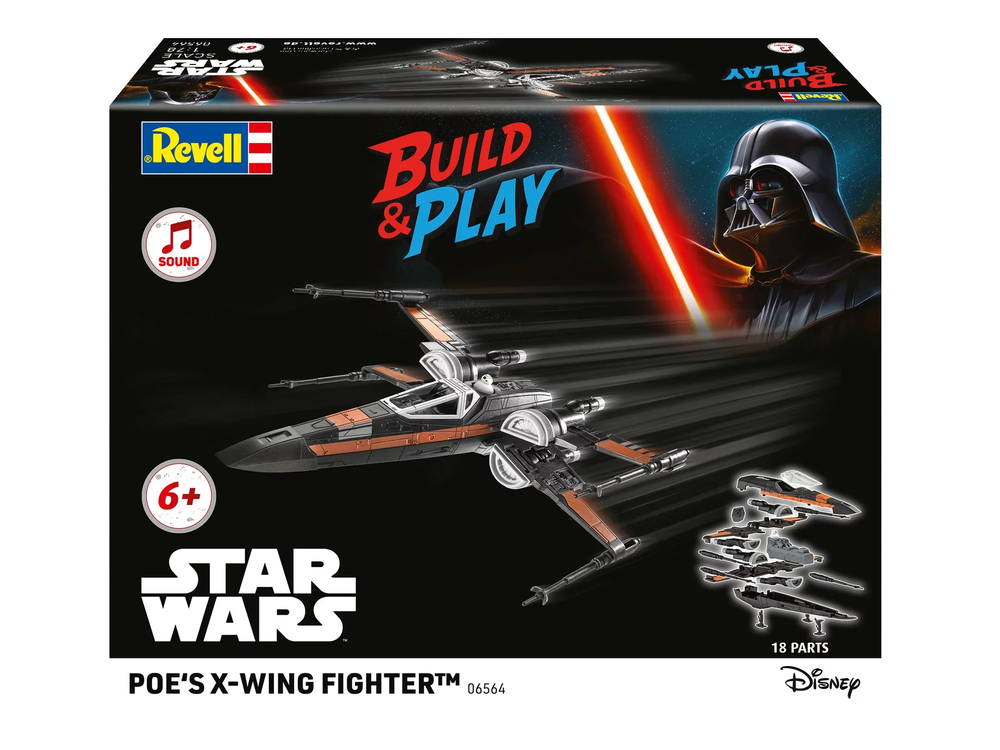Poe's X-Wing Fighter (w/Sound): Build & Play - Image 10