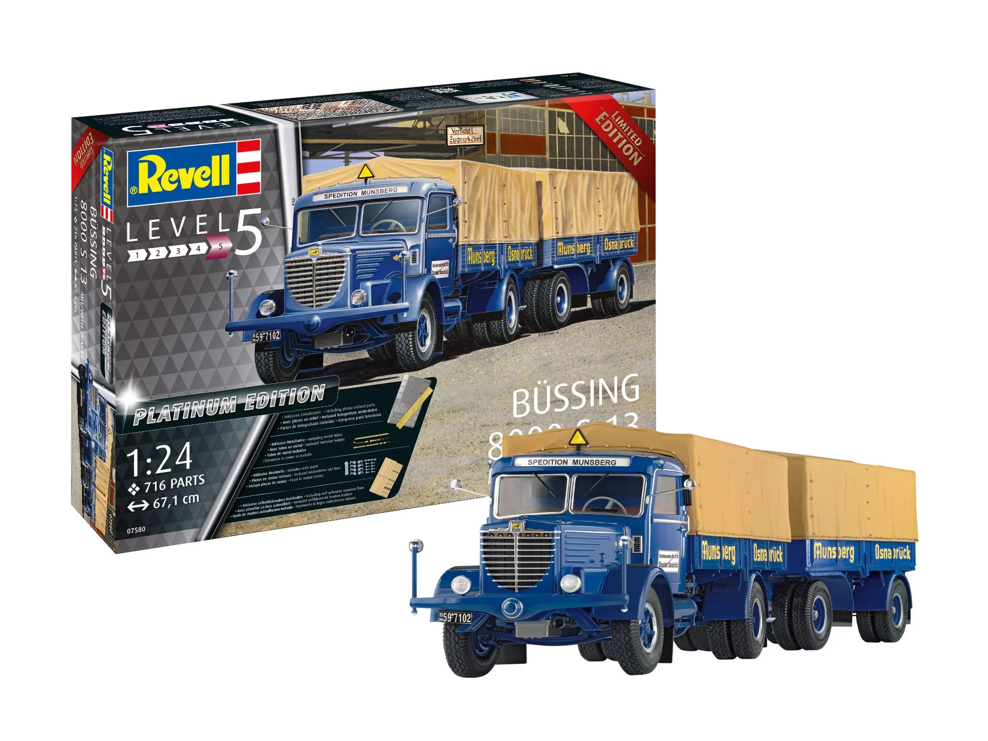 Büssing 8000 S 13 mit Trailer "Platinum Edition"