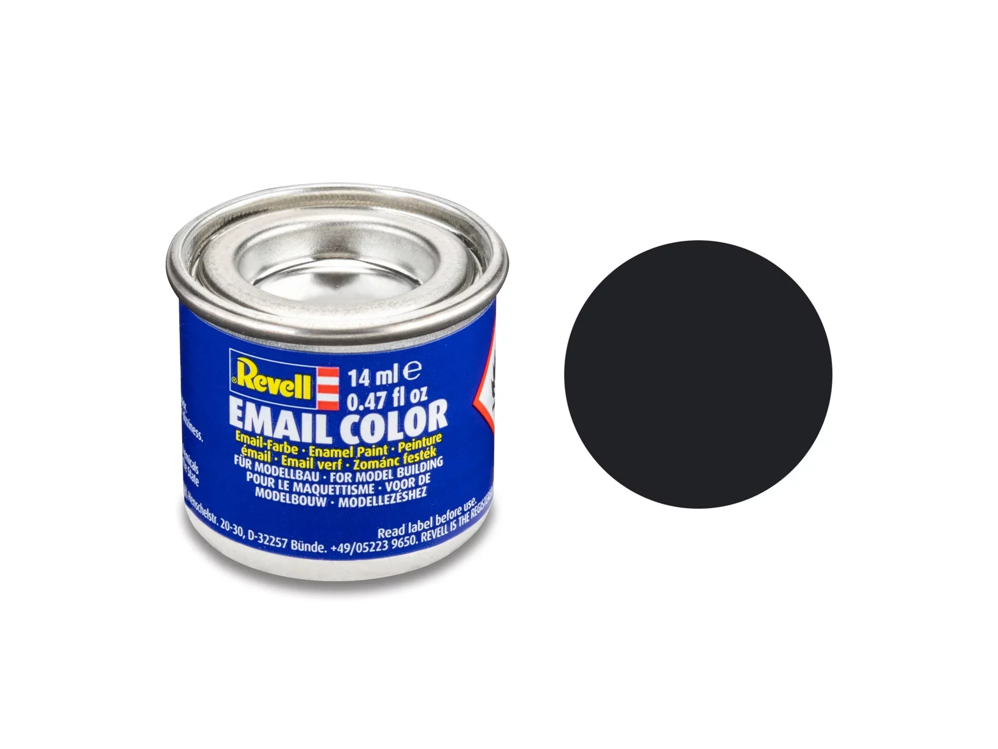 Matt "Black" (RAL 9011) Email Color Enamel - 14ml