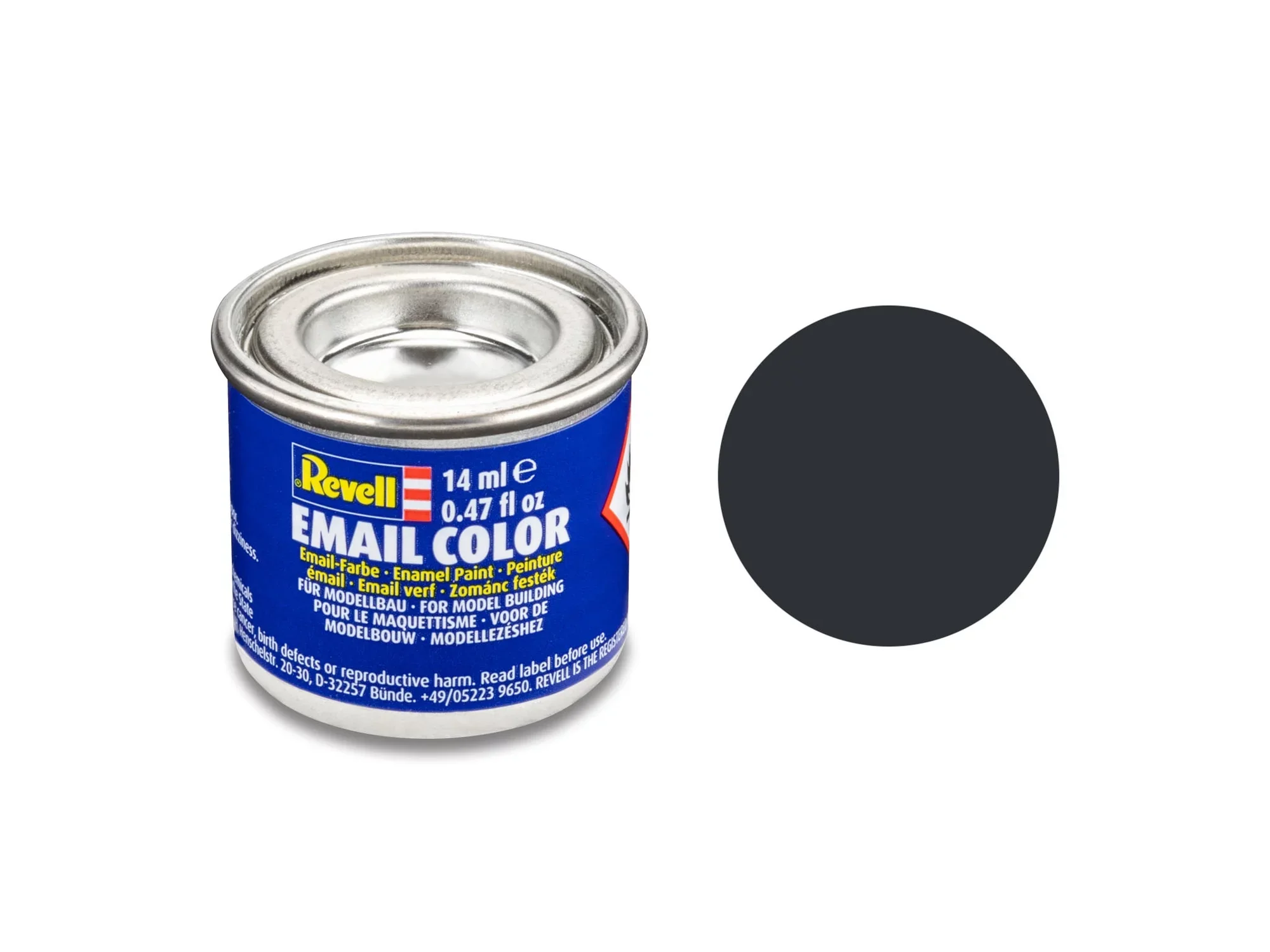 Matt "Anthracite Grey" (RAL 7021) Email Color 14ml