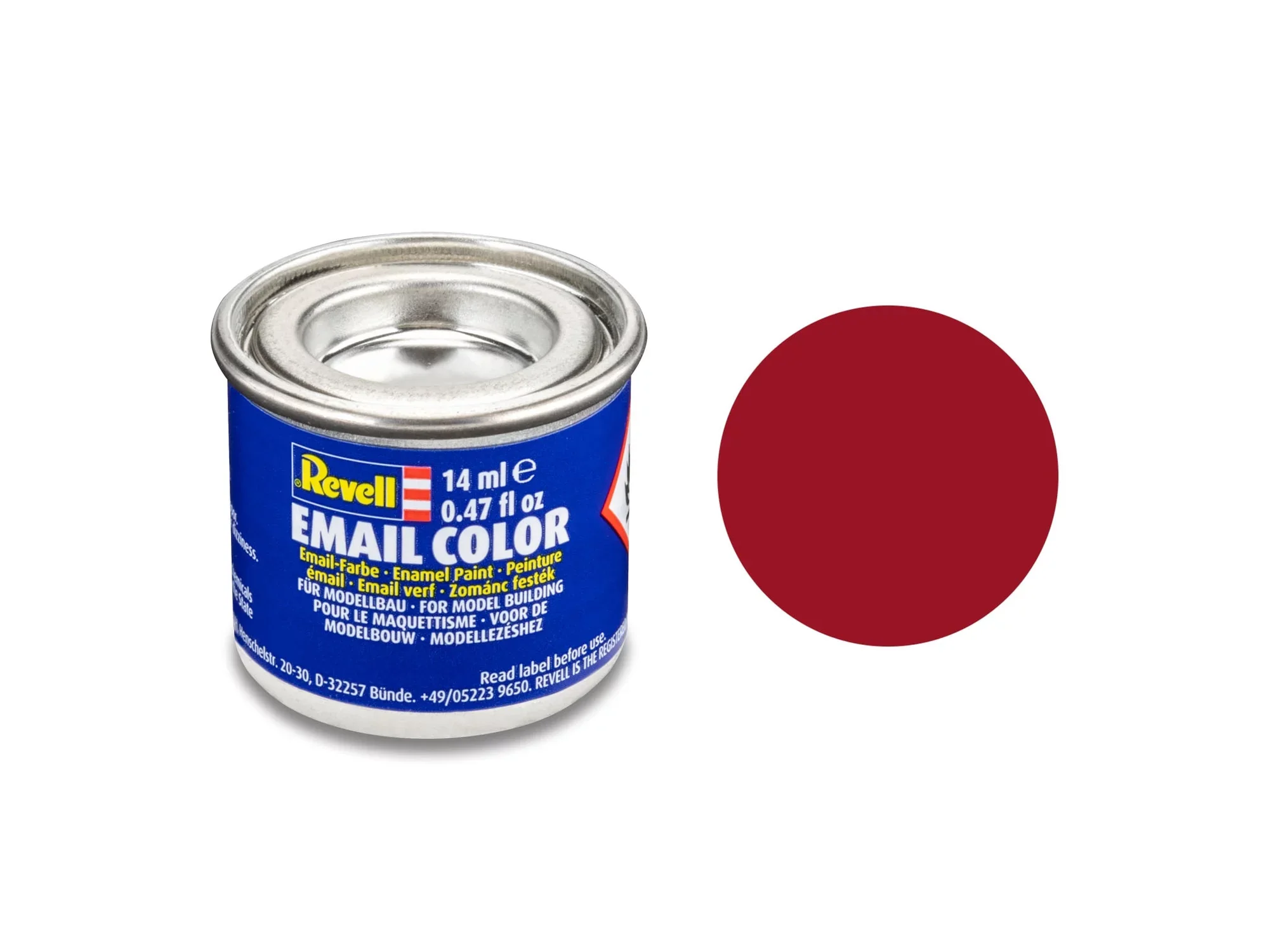 Matt "Carmine Red" (RAL 3002) Email Color - 14ml