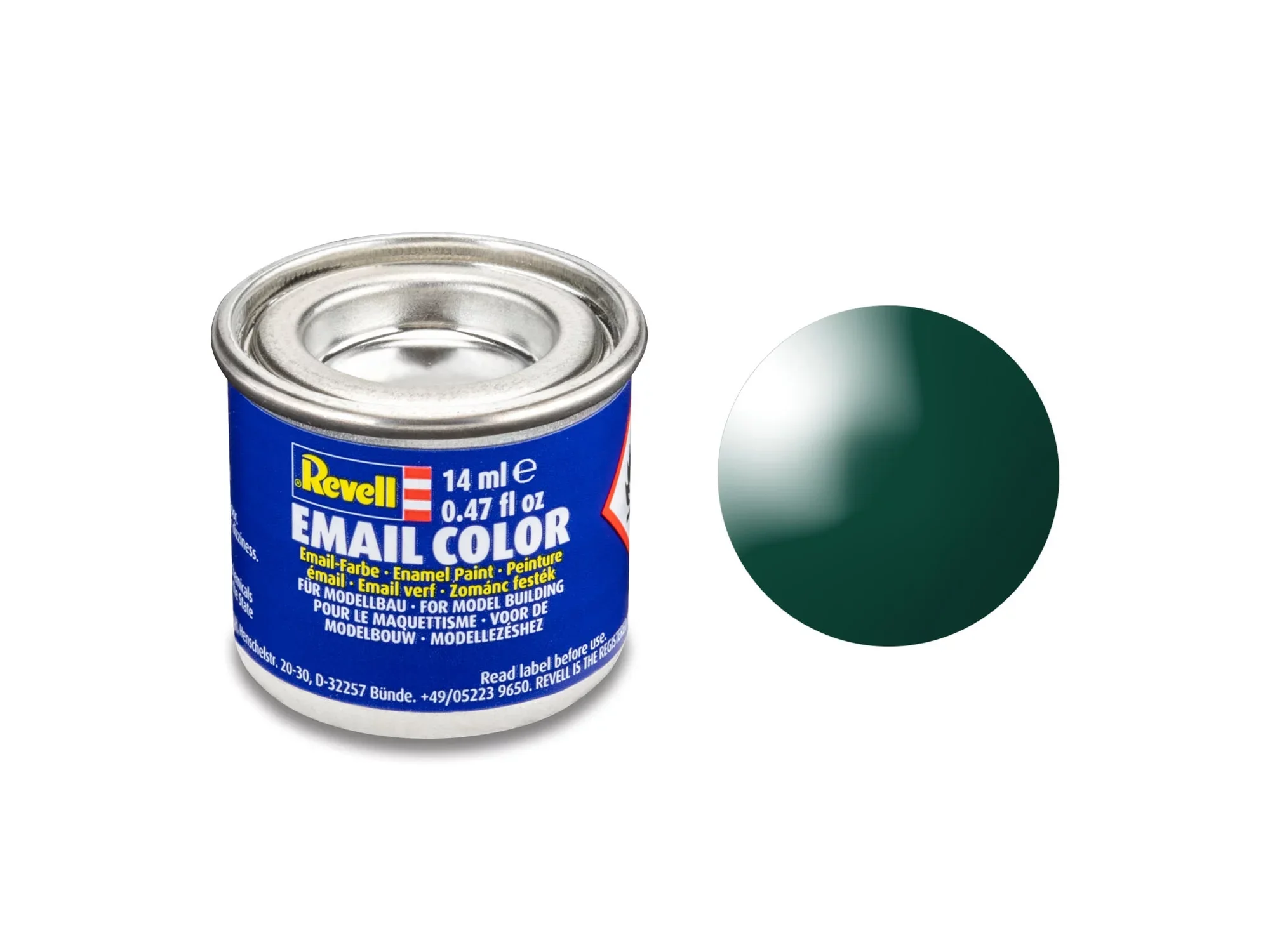 Gloss "Sea/Moss Green"(RAL 6005)Email Color - 14ml