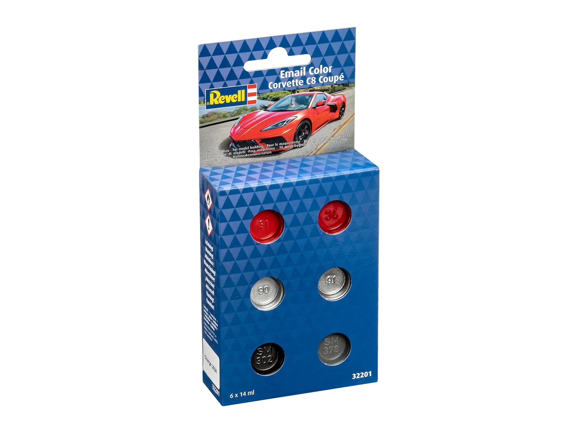 Email Color Set - Corvette C8 Coupé (6x 14ml)