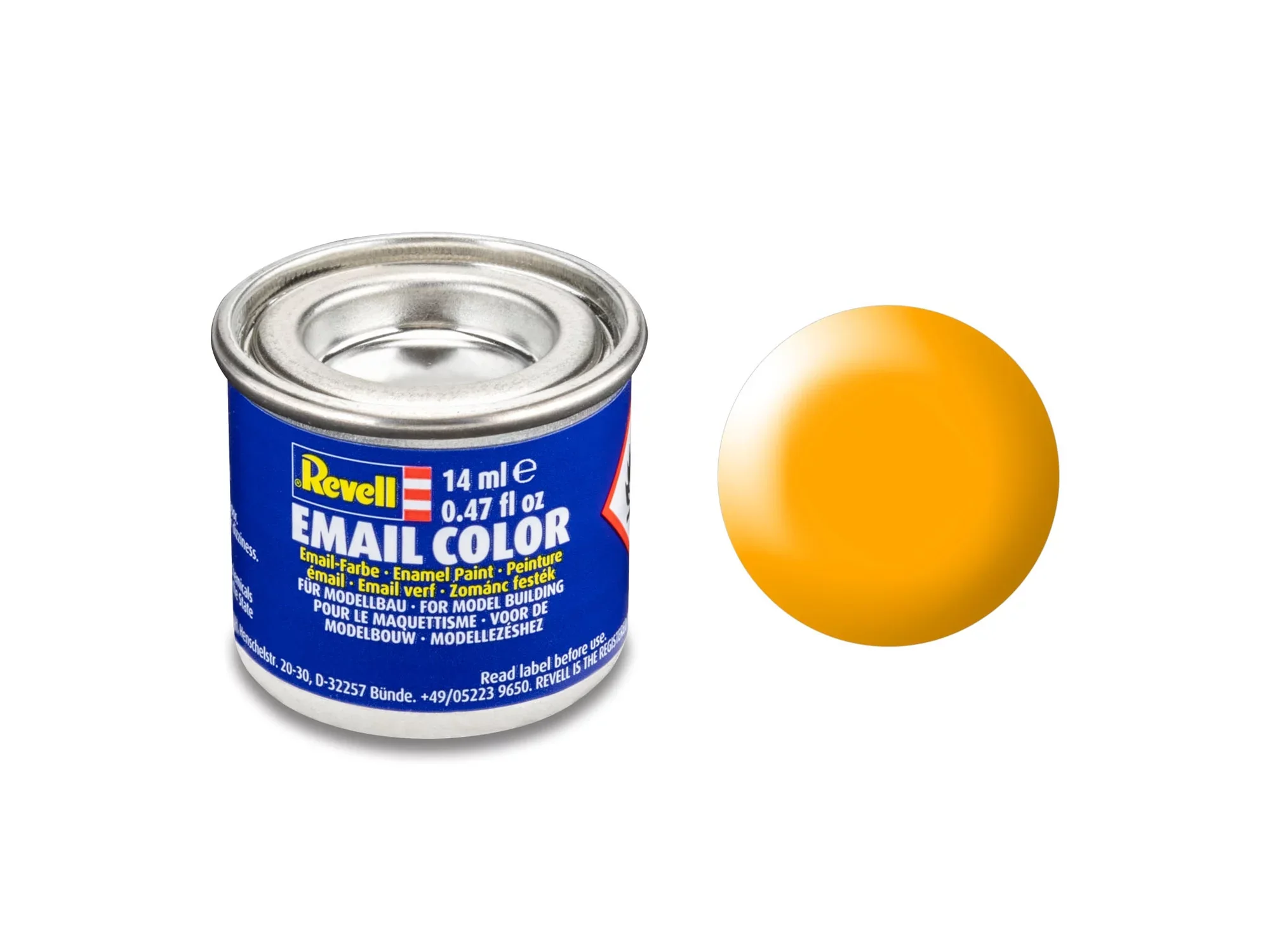 Silk "Lufthansa-Yellow" (RAL 1028)Email Color 14ml