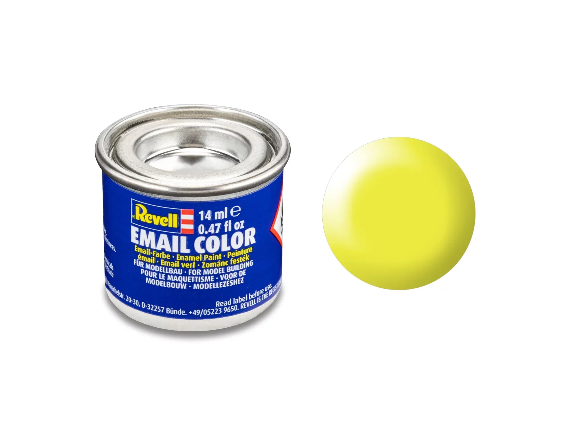 Silk "Luminous Yellow" (RAL 1026) Email Color 14ml