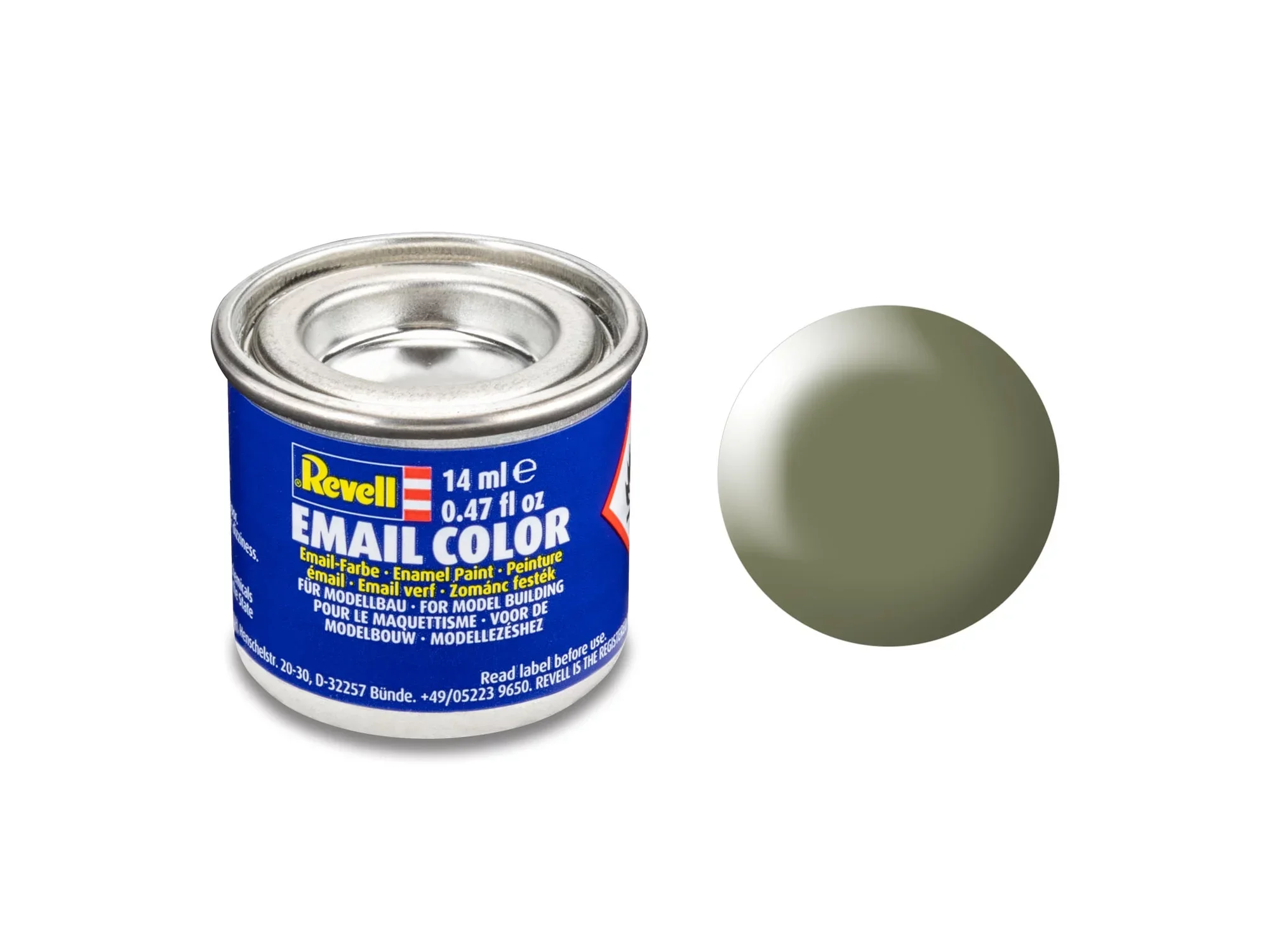 Silk "Greyish Green" (RAL 6013) Email Color - 14ml