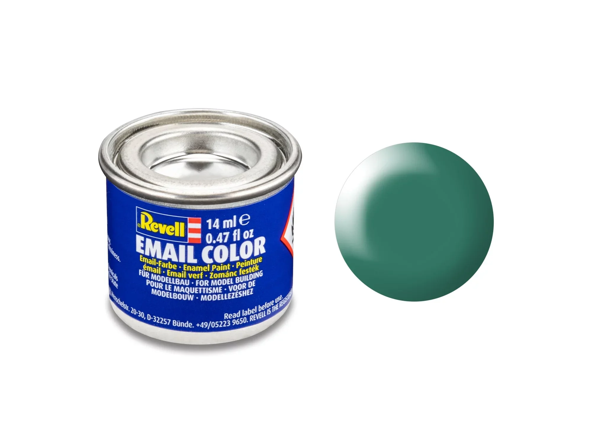 Silk "Patina Green" (RAL 6000) Email Color - 14ml