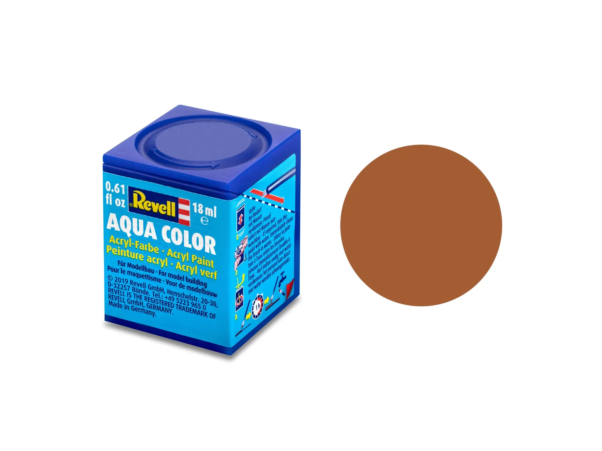 Matt "Brown" (RAL 8023) Aqua Color Acrylic - 18ml