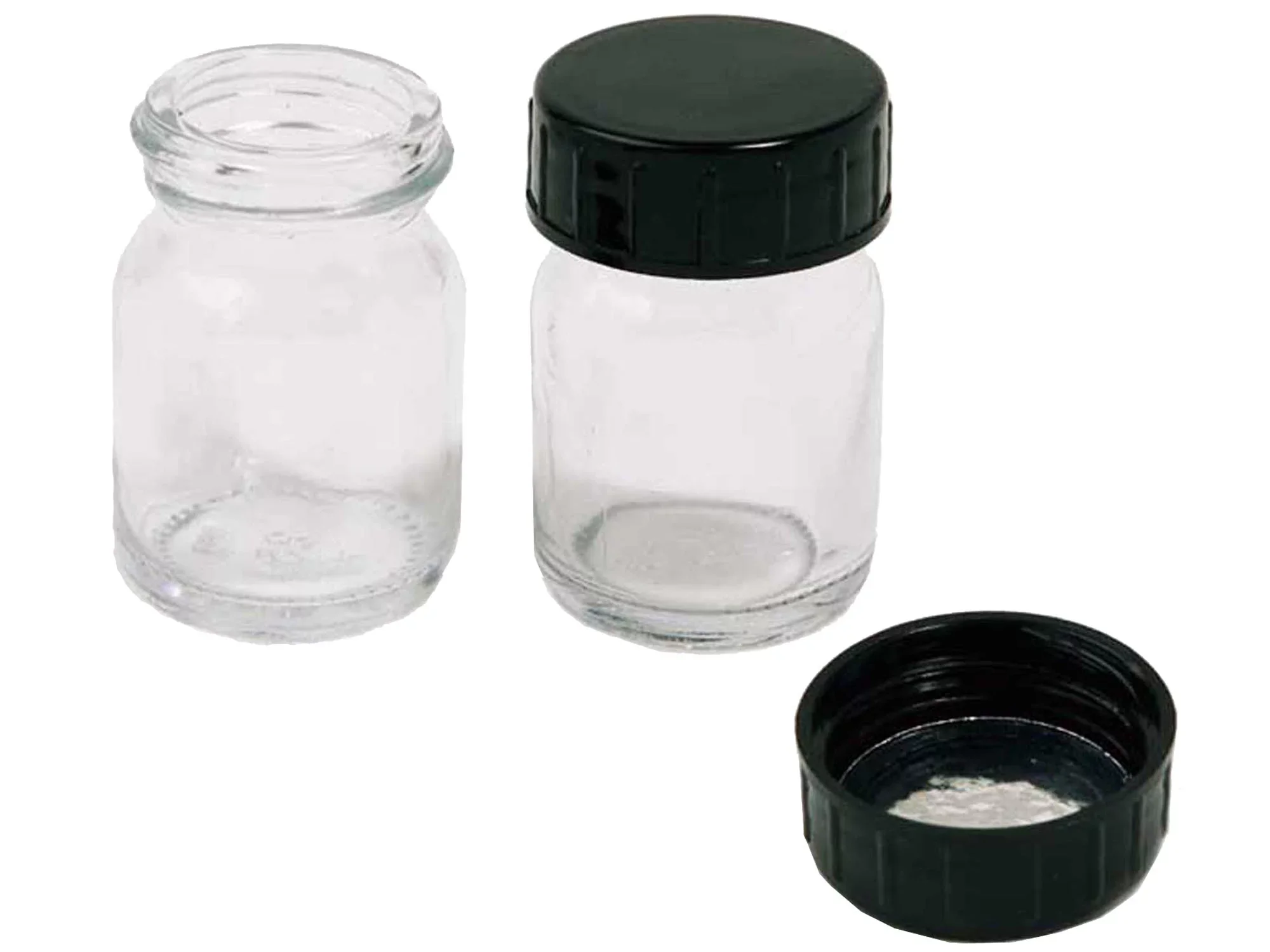 Glass Jar w/Lid - 25ml (39107/39109)