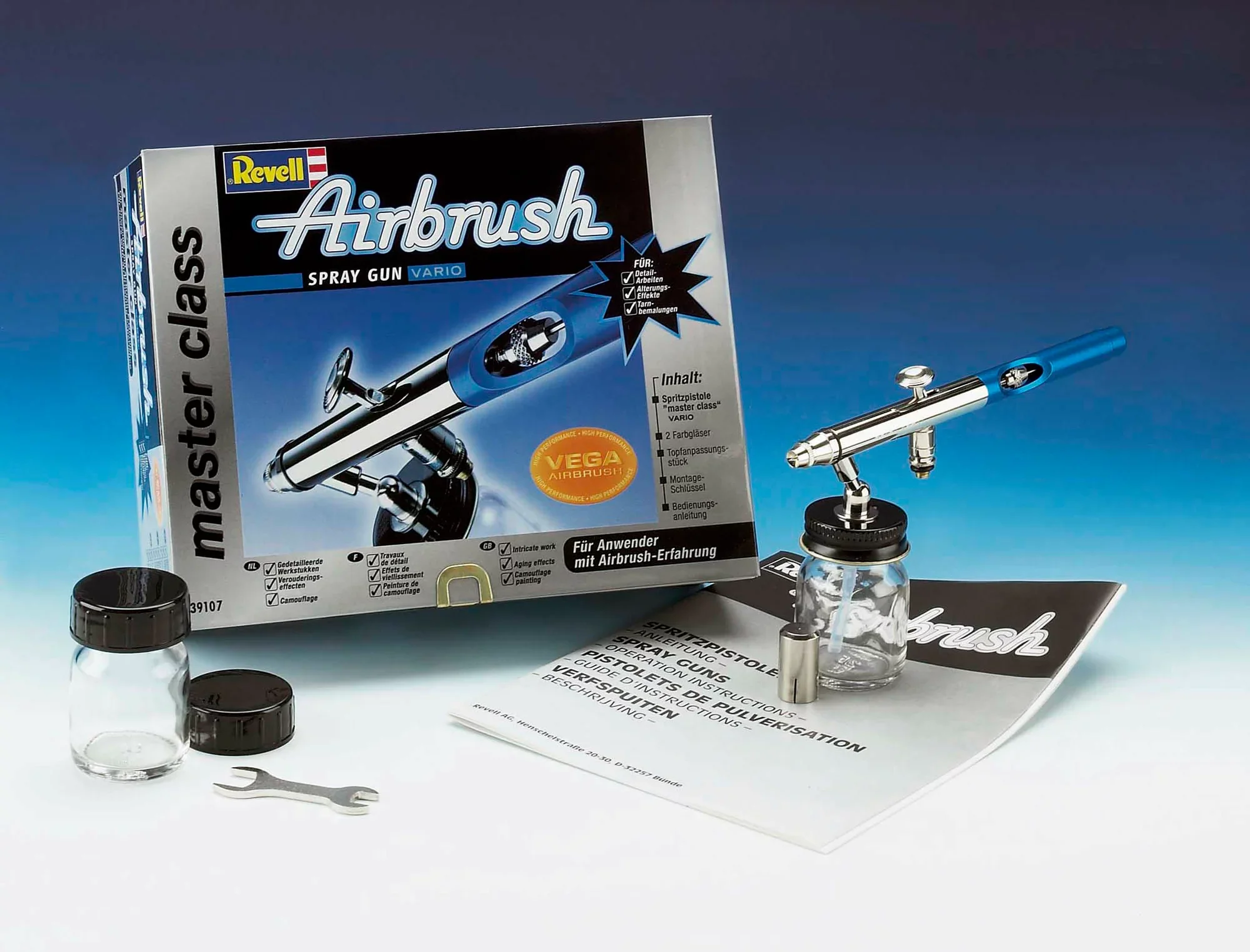 Revell "Vario" Master Class Airbrush Spray Gun - Image 6