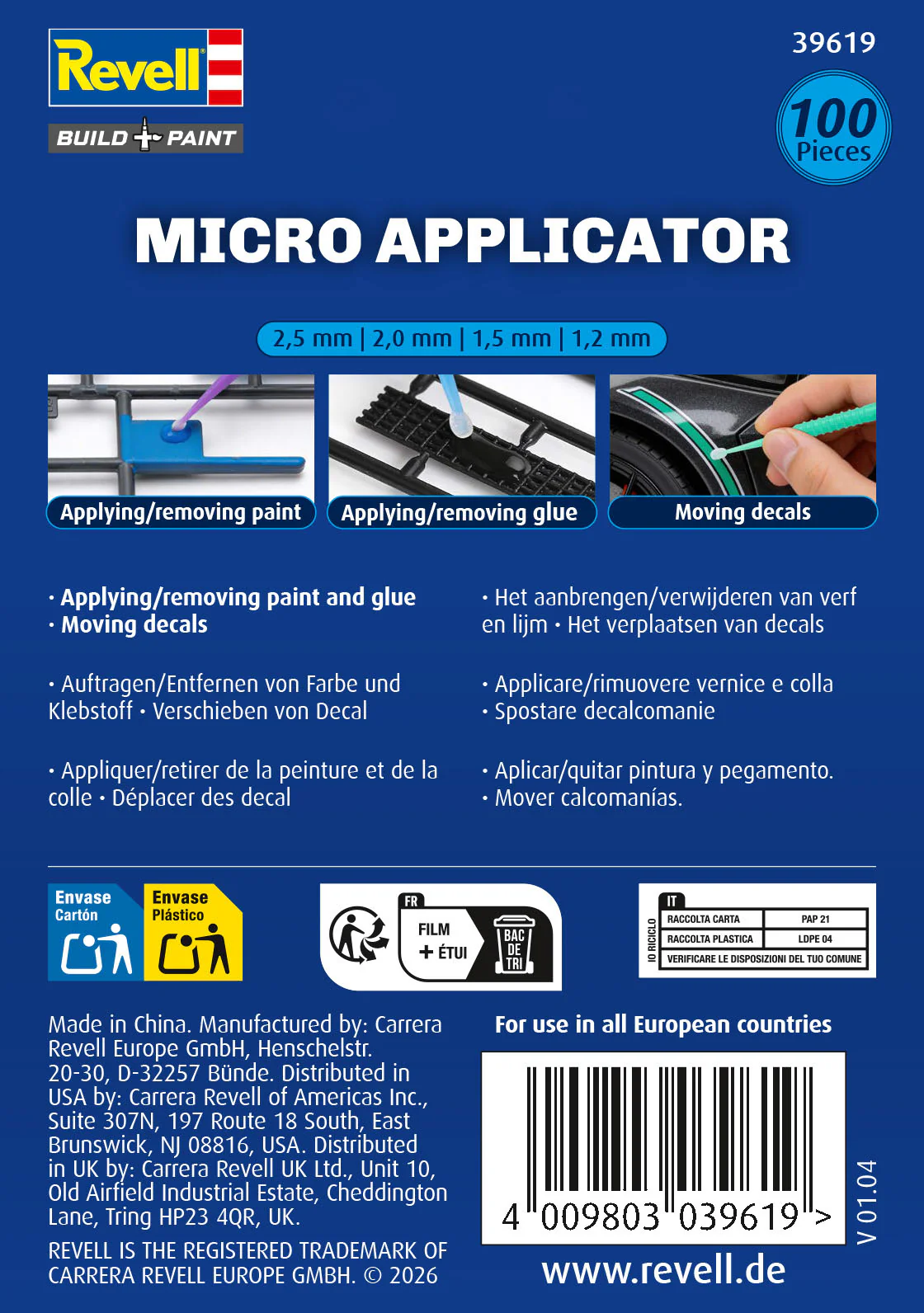 Micro Applicator - 100pcs - 2.5mm - 2.0mm - 1.5mm - Image 5
