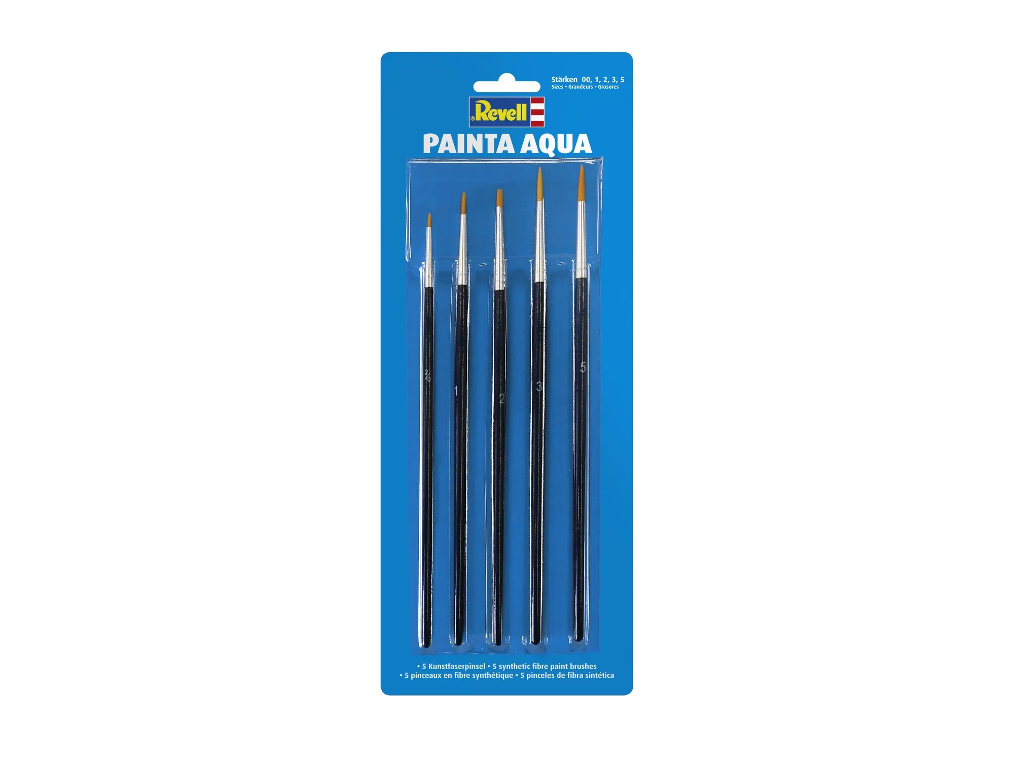 Revell "Painta Aqua" Brush Set (00/1/2/3/5)