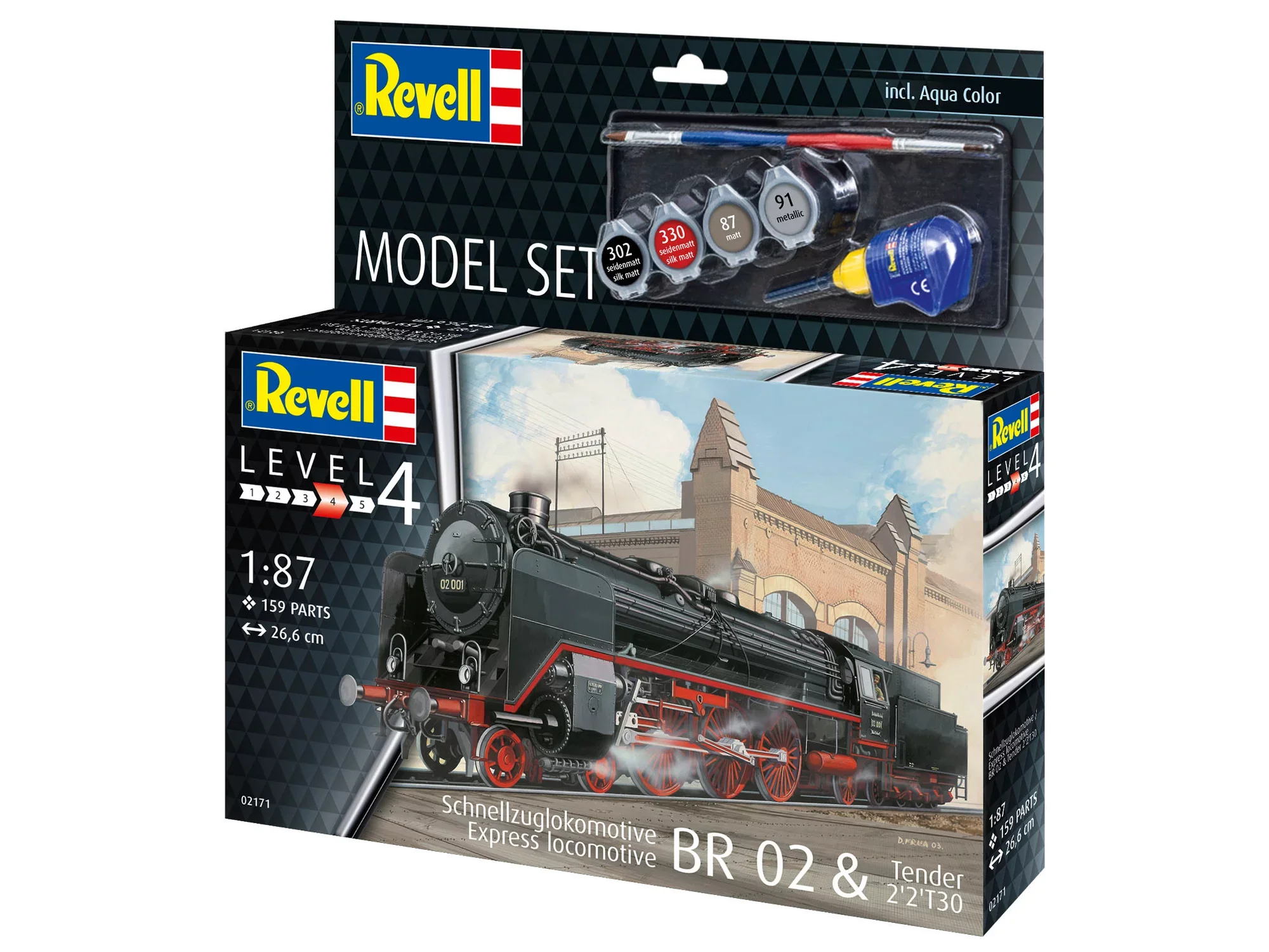 Model Set Express Train Locomotive BR02-Tender 2'2'T30 - Image 10