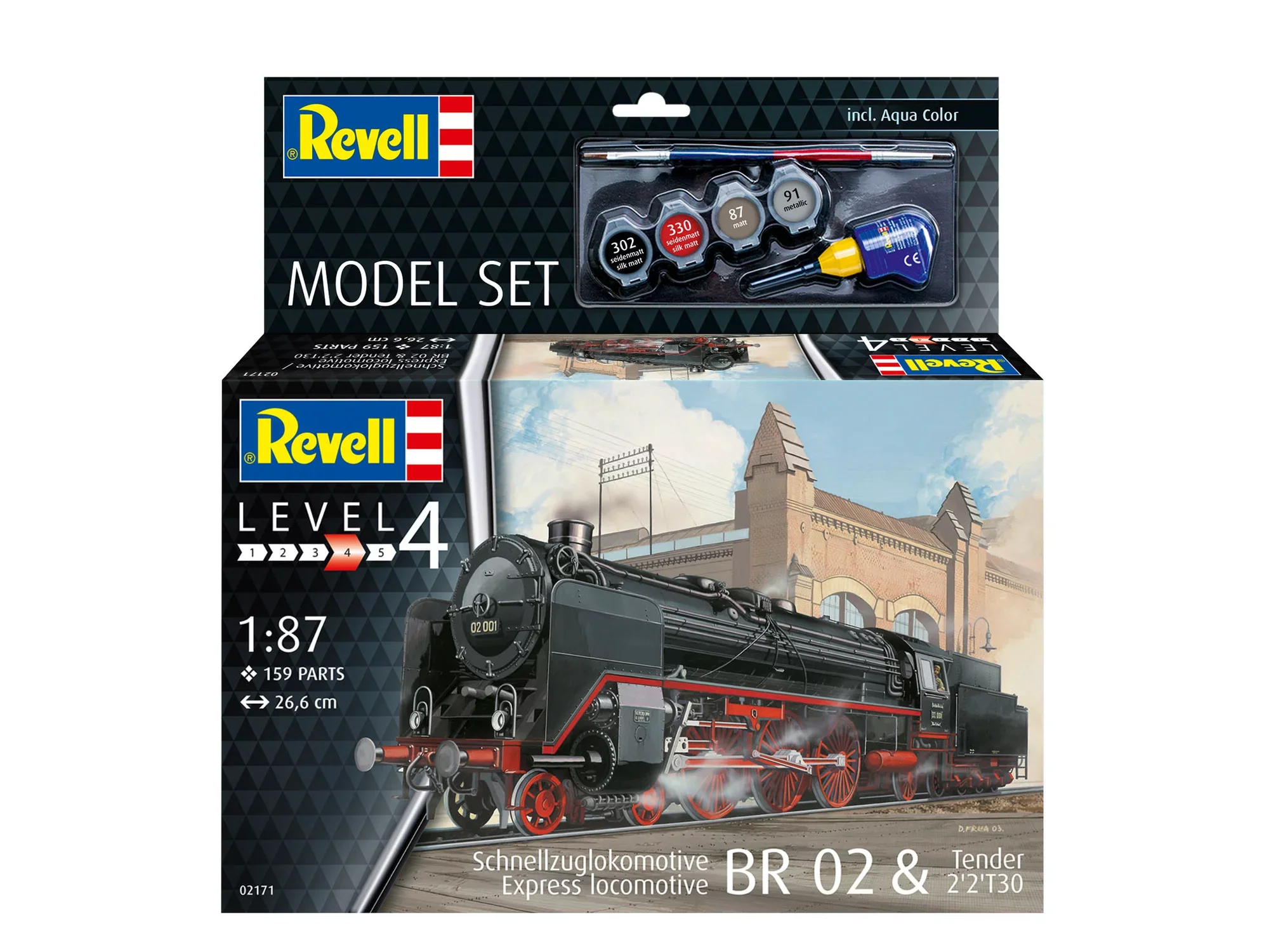 Model Set Express Train Locomotive BR02-Tender 2'2'T30 - Image 9