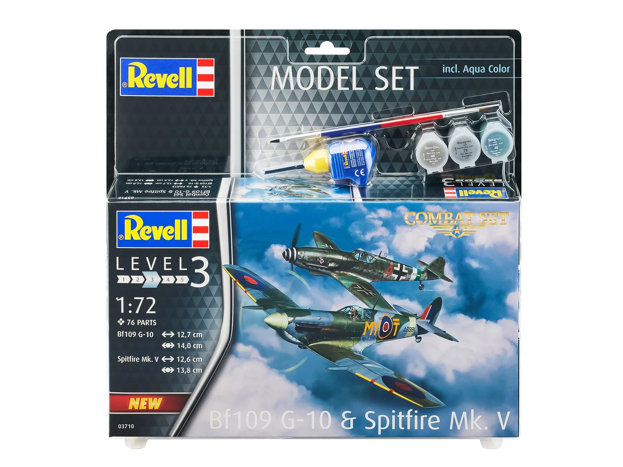 Model Set Combat Set Bf109G-10 & Spitfire Mk.V - Image 3