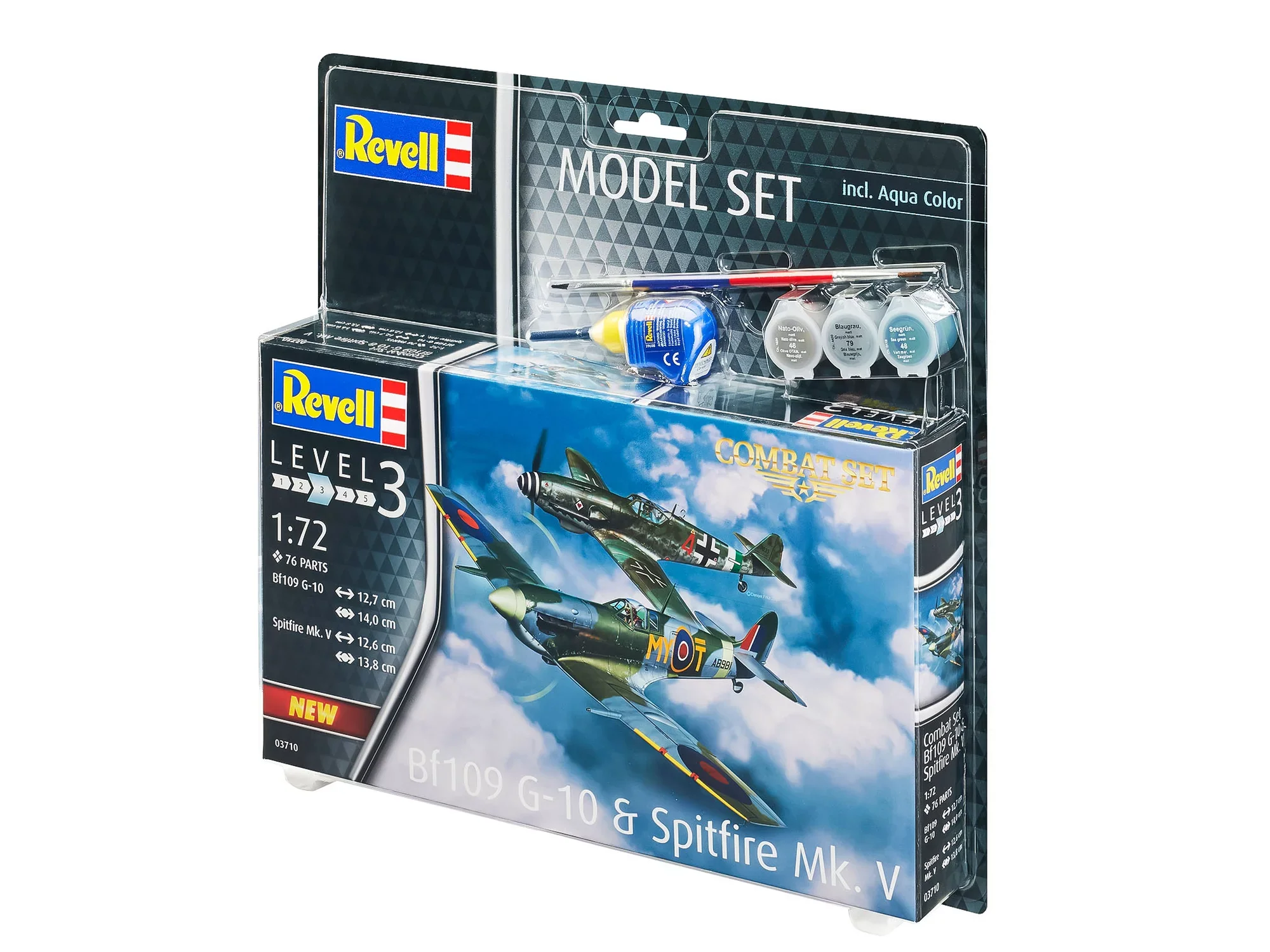 Model Set Combat Set Bf109G-10 & Spitfire Mk.V - Image 4