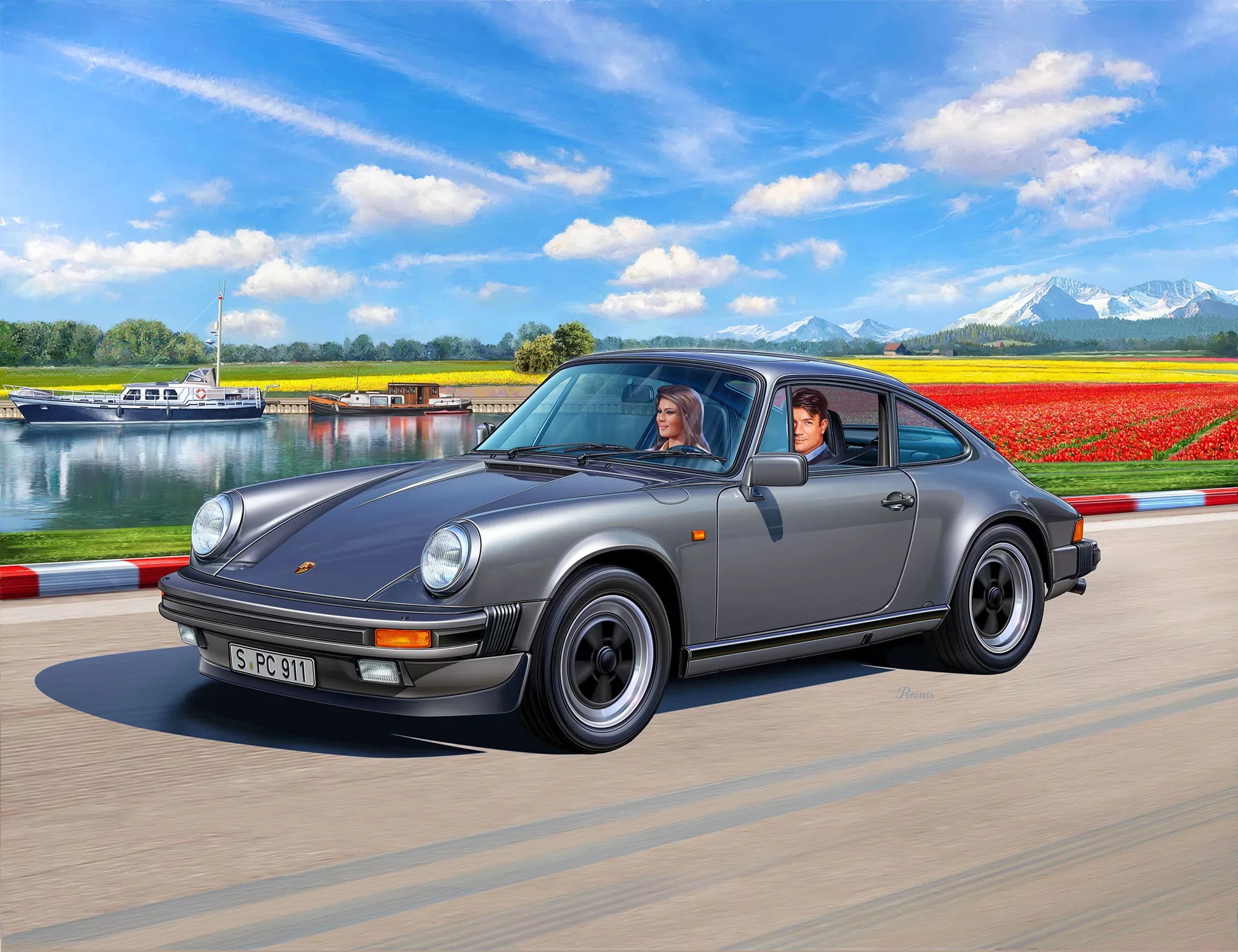 Model Set Porsche 911 Carrera 3.2 Coupé (G-Model) - Image 8