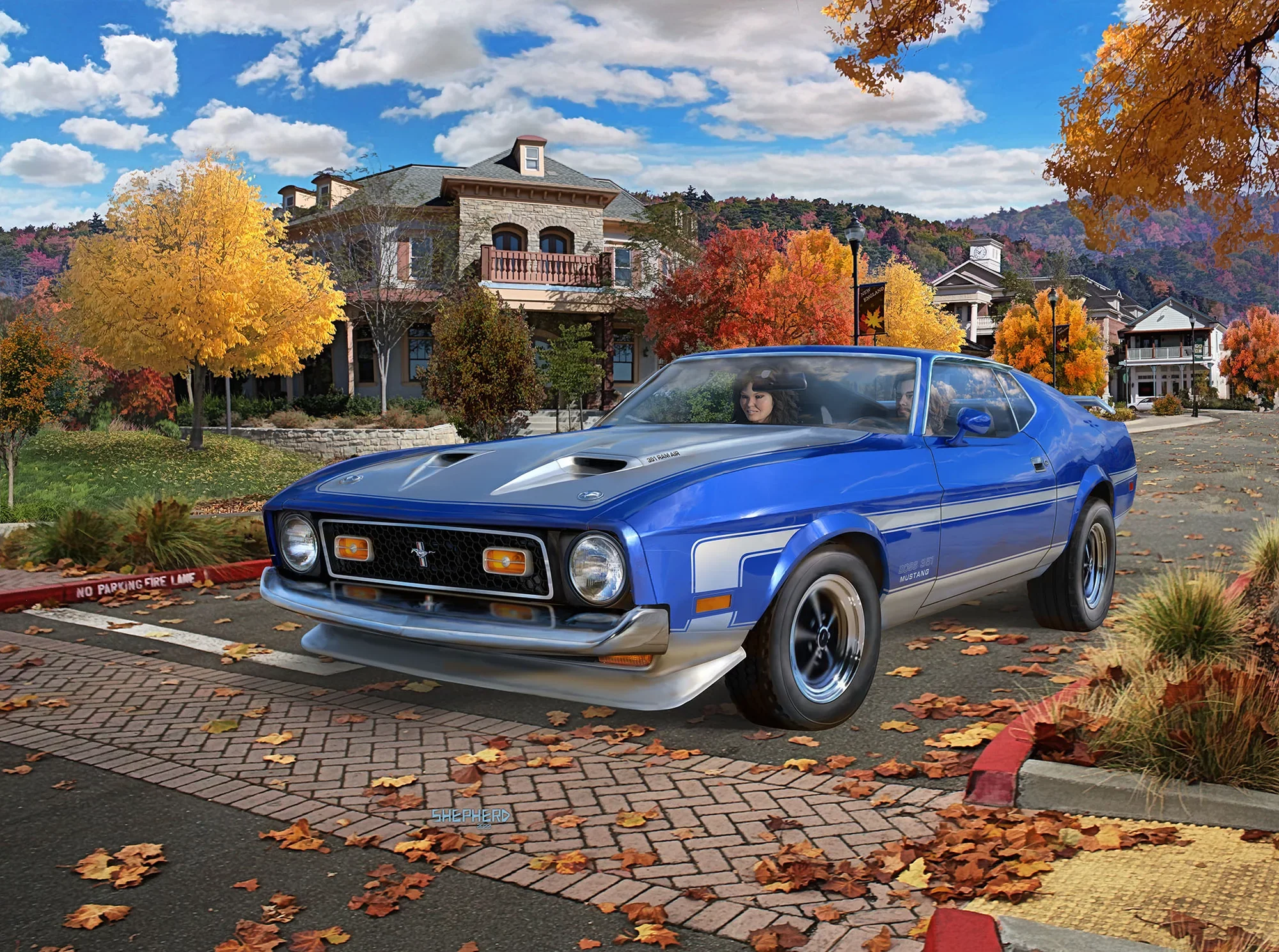 Model Set '71 Ford Mustang Boss 351 - Image 8