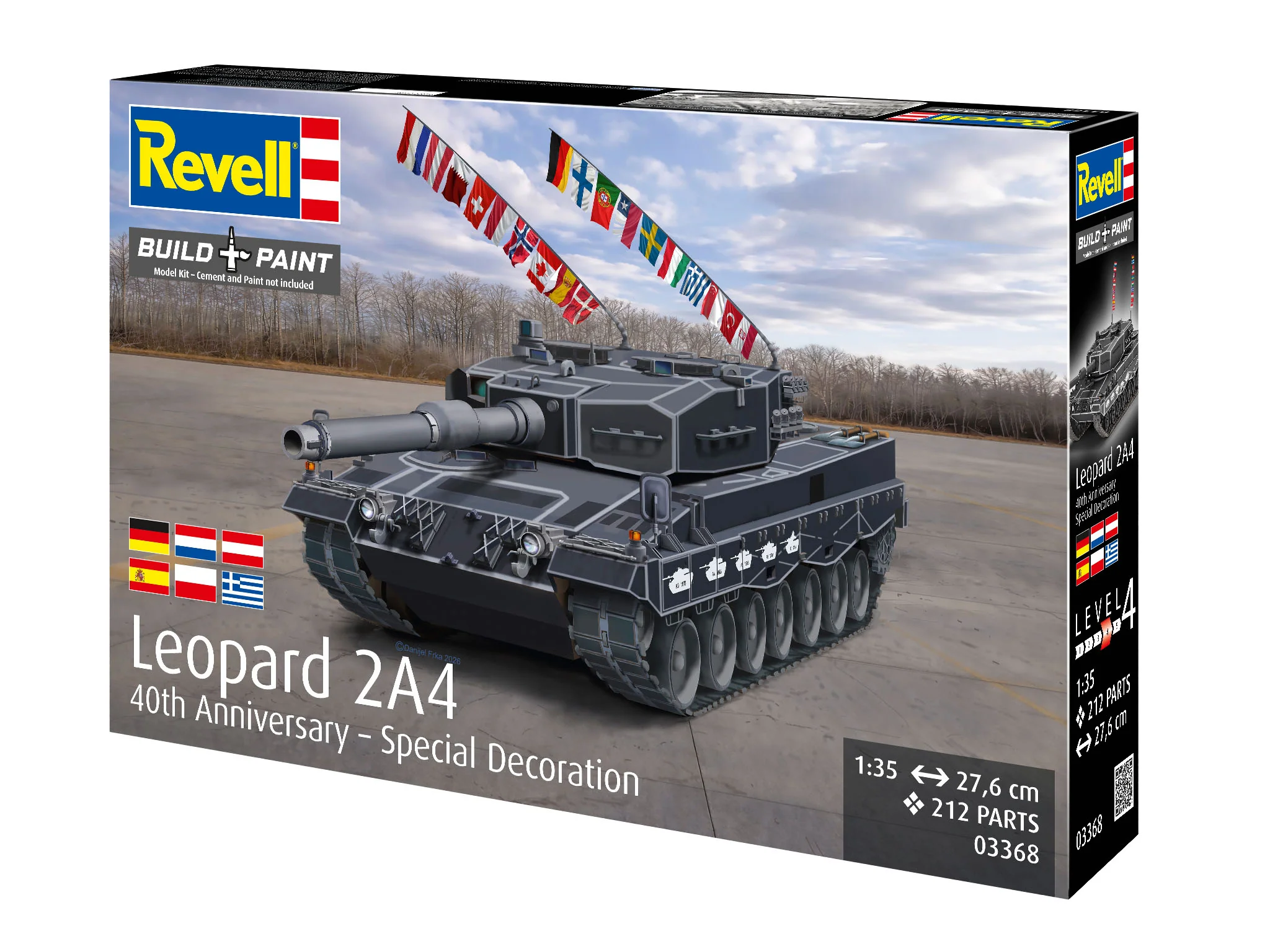 Leopard 2A4  - Special Decoration 40th anniversay - Image 3
