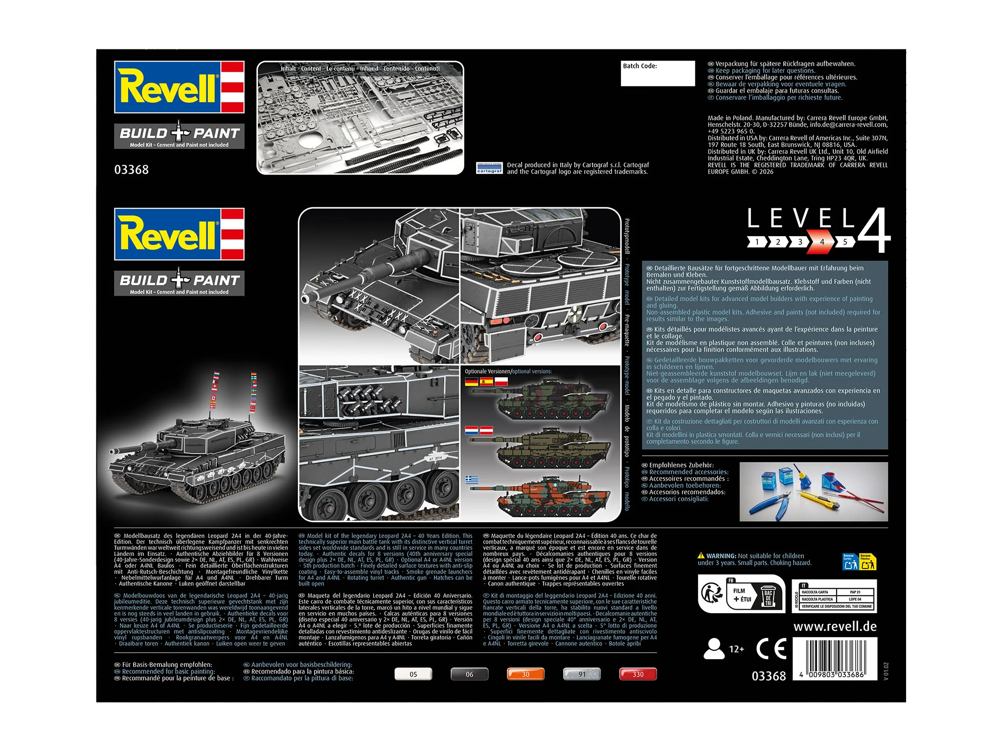 Leopard 2A4  - Special Decoration 40th anniversay - Image 4