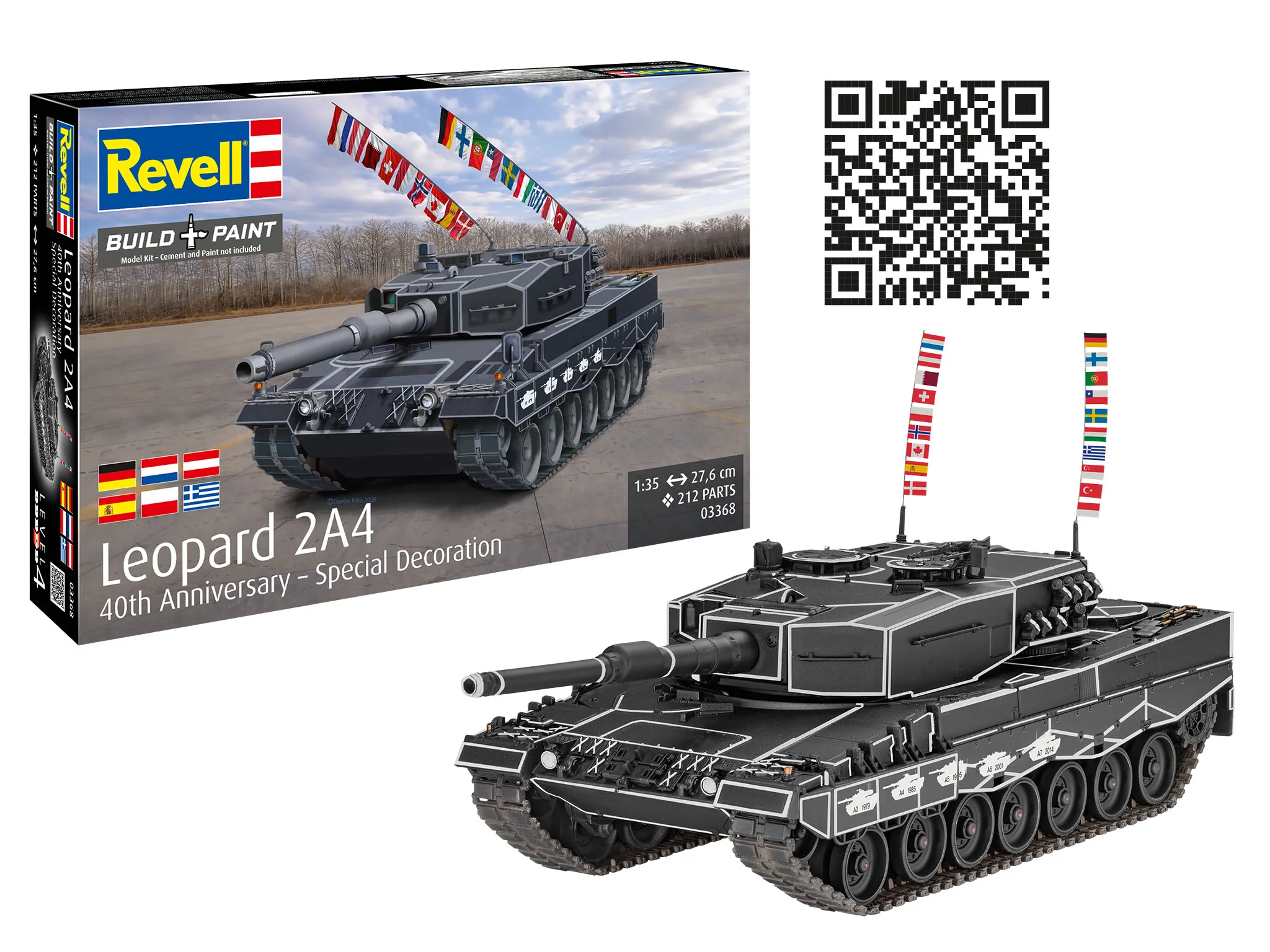 Leopard 2A4  - Special Decoration 40th anniversay - Image 5
